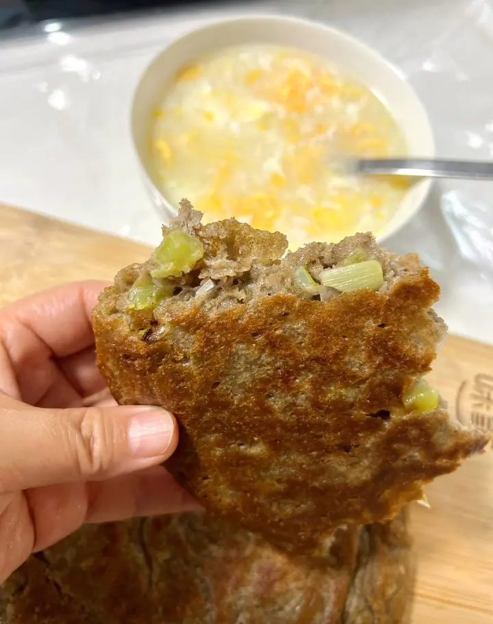 葱花荞麦面饼 第 8 步