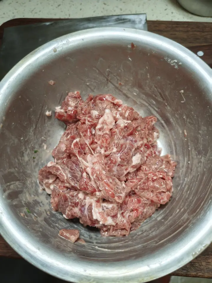 韭菜牛肉 第 8 步