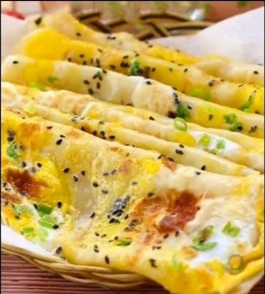 懒人鸡蛋饼成品图