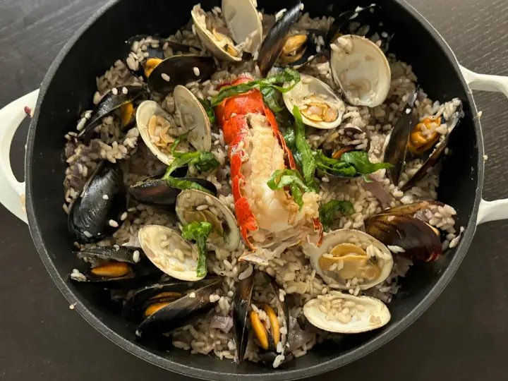 黄油海鲜烩饭 第 8 步