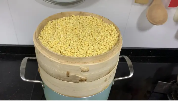 奶香绿豆糕 第 3 步