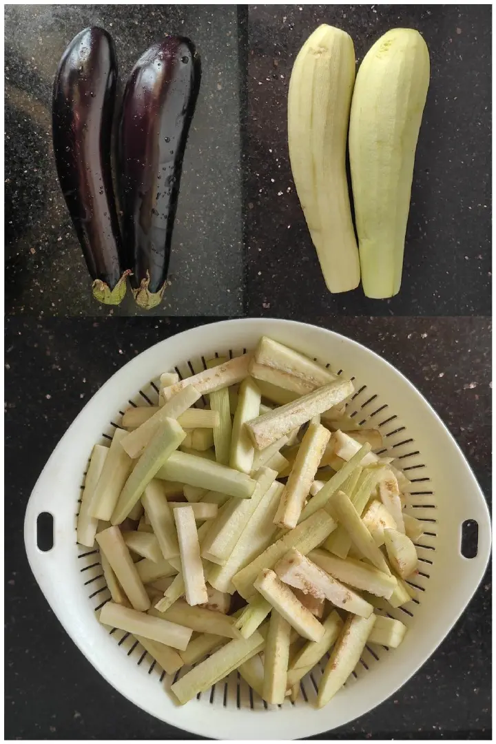 鱼香肉末茄子 第 1 步