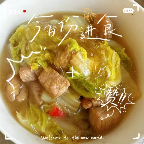 猪肉白菜炖粉条