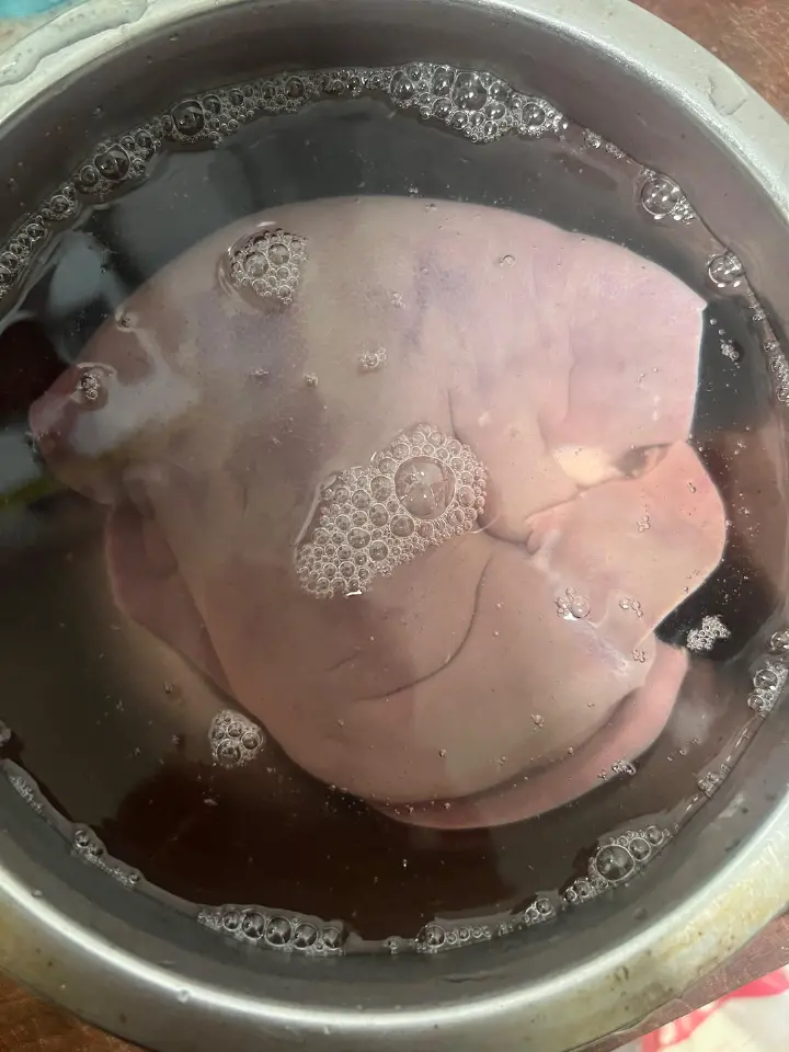 卤猪肝 第 2 步
