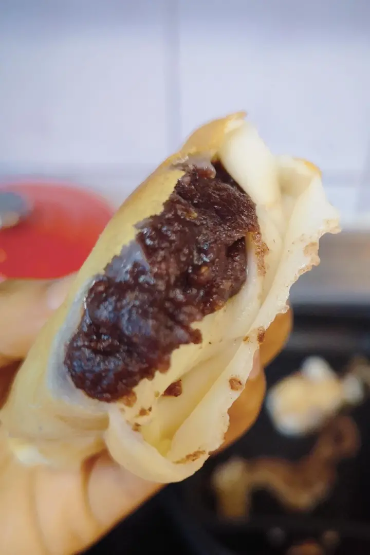 免揉薄皮糯米红豆饼 第 9 步