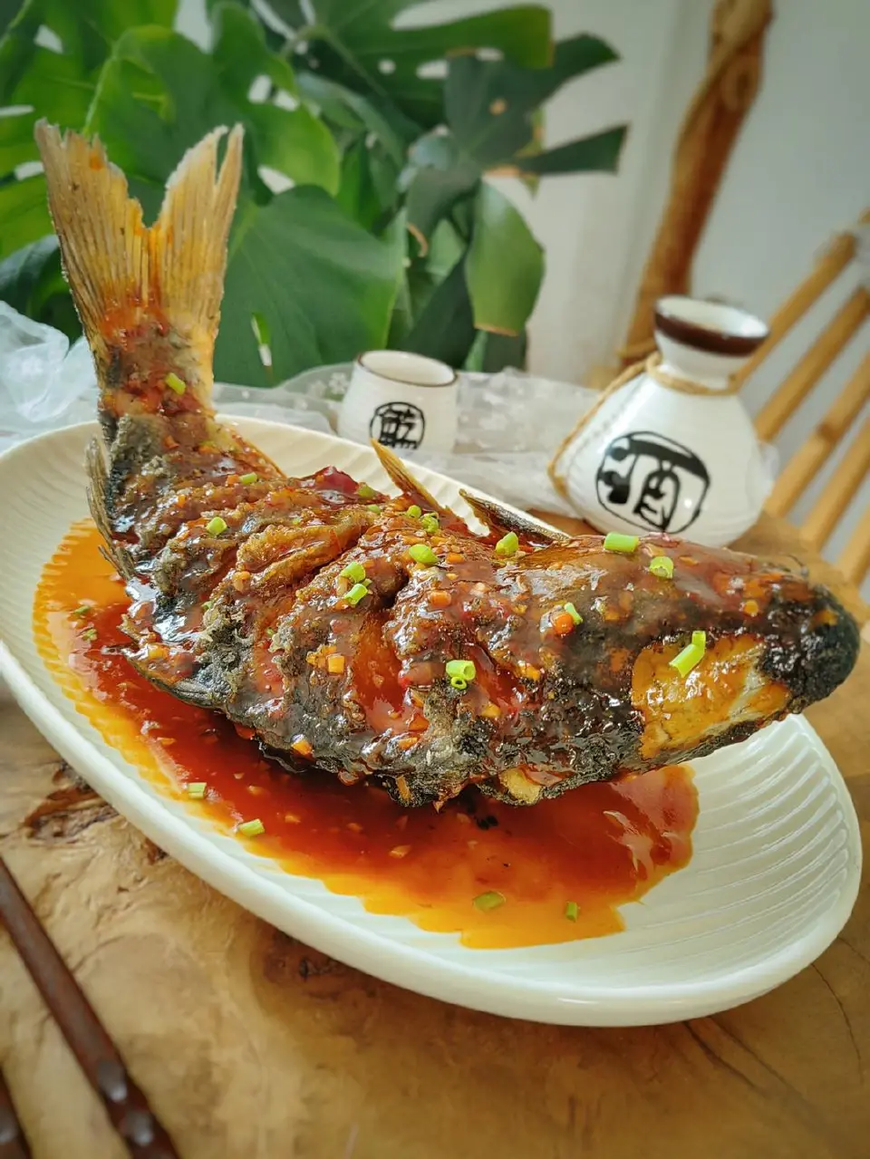 糖醋鲤鱼成品图