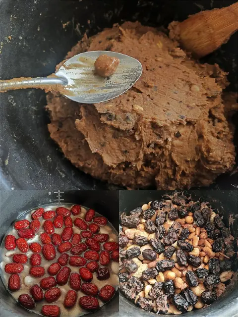 低糖免炒莲蓉豆沙枣泥馅