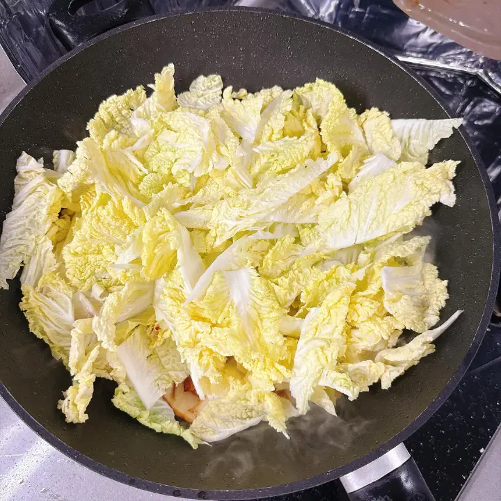 白菜炒香菇 第 19 步