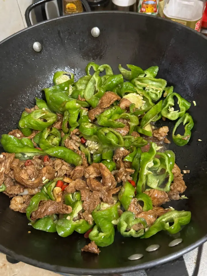 辣椒炒肉 第 5 步