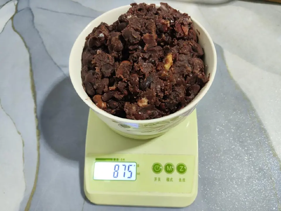 懒人蜜红豆沙馅成品图