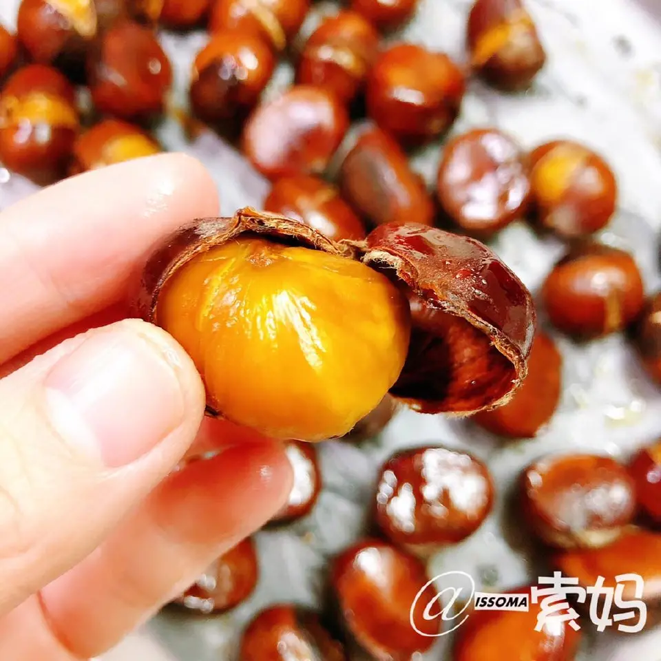 糖烤栗子成品图
