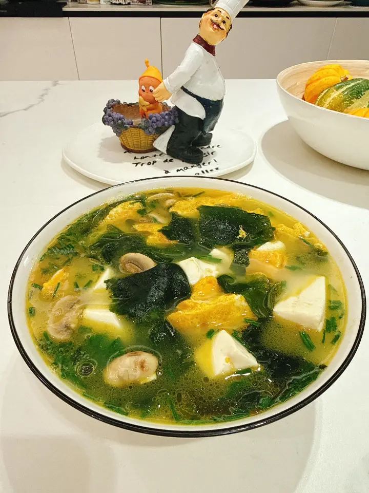 裙带菜豆腐蛋花汤 第 25 步
