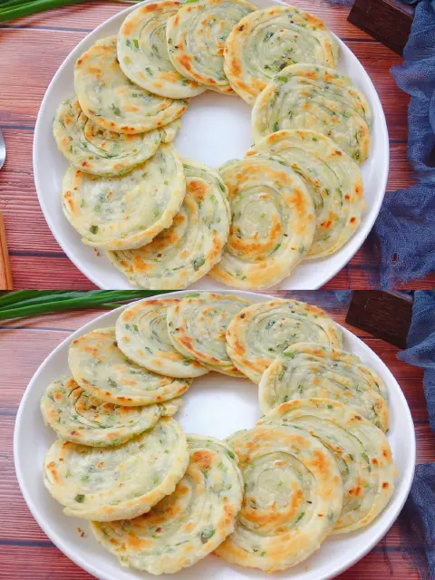 饺子皮葱油饼