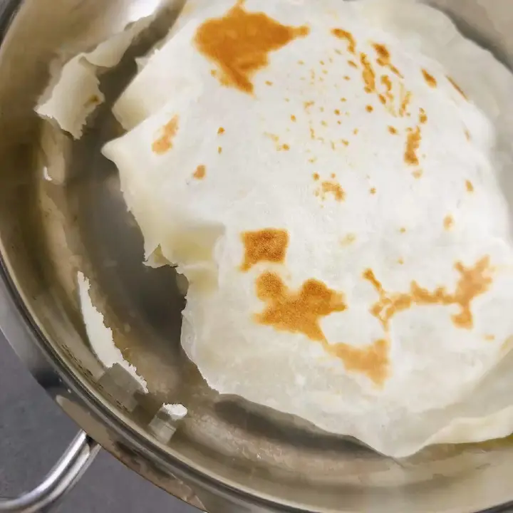 家常烫面卷饼皮 第 22 步