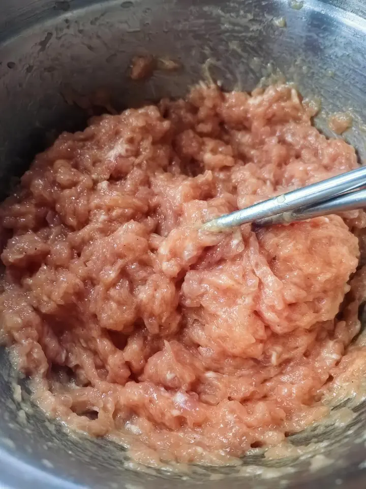 羊肚菌虾滑酿肉 第 1 步