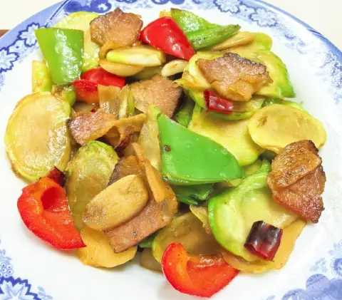 儿菜炒腊肉