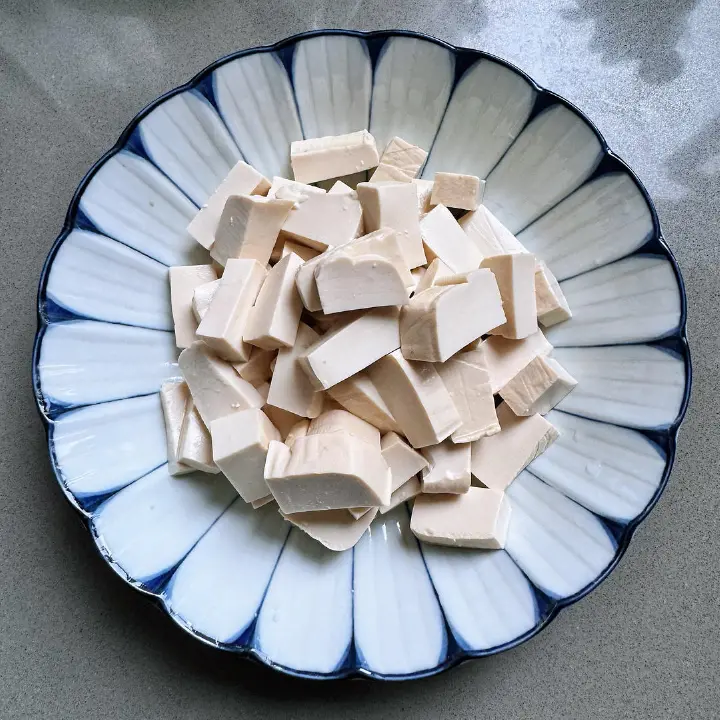 香椿焖豆腐 第 1 步