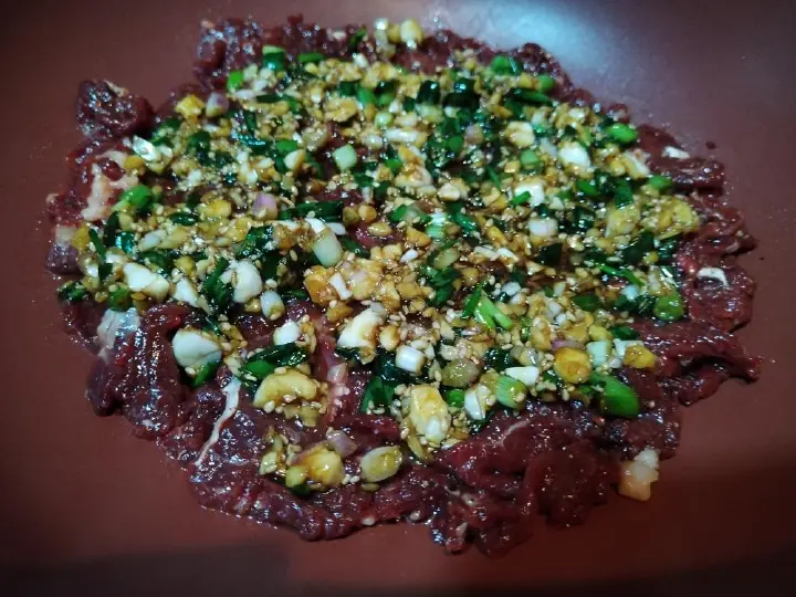 葱蒜烧牛肉 第 6 步