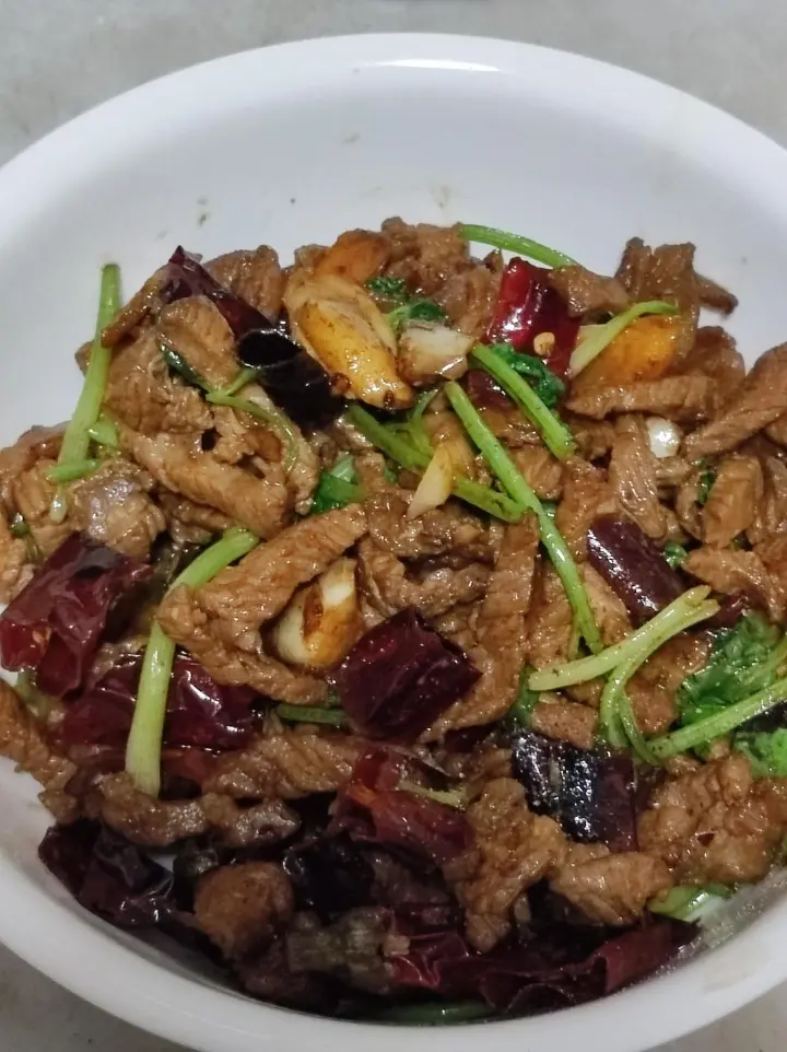 香菜炒牛肉 第 10 步