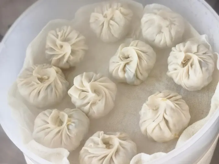 虾滑包菜水晶包 第 14 步