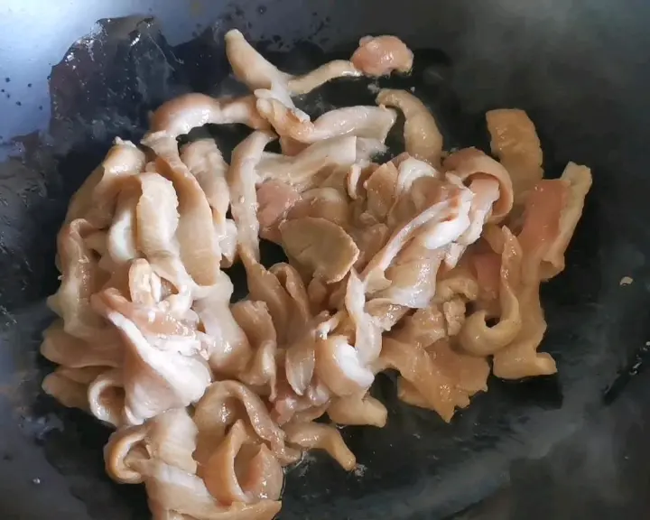 小炒松板肉 第 4 步
