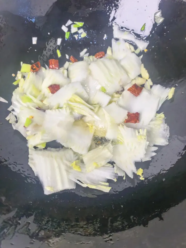 白菜炒木耳 第 9 步