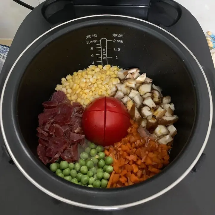 腊肠香菇焖饭 第 5 步