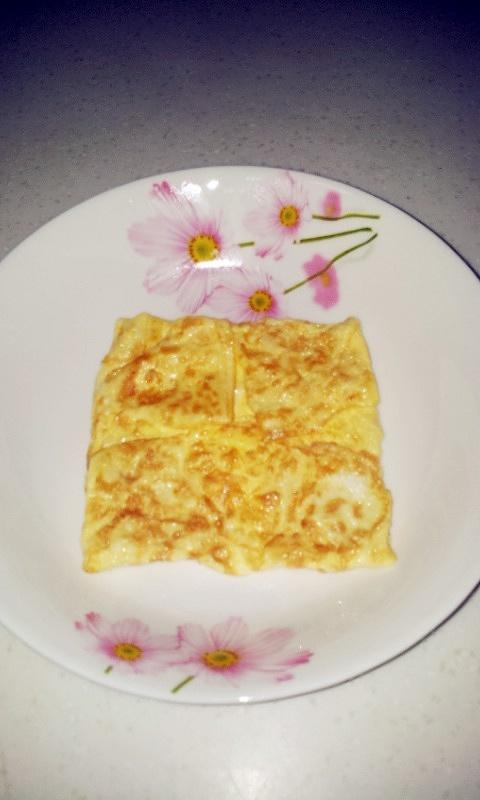 芝士煎蛋成品图