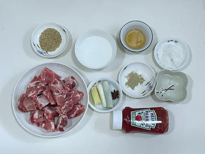 糖醋排骨 第 1 步