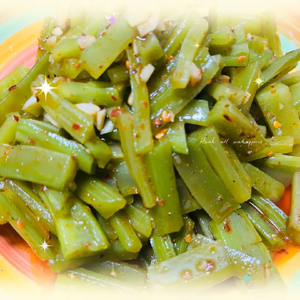 凉拌贡菜成品图
