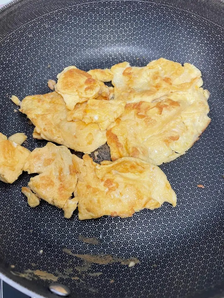 黄瓜炒鸡蛋 第 5 步