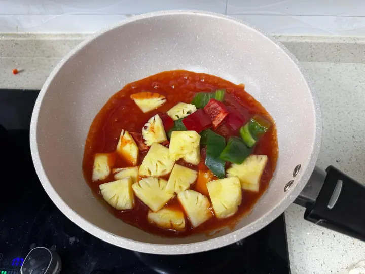 菠萝咕噜肉 第 11 步