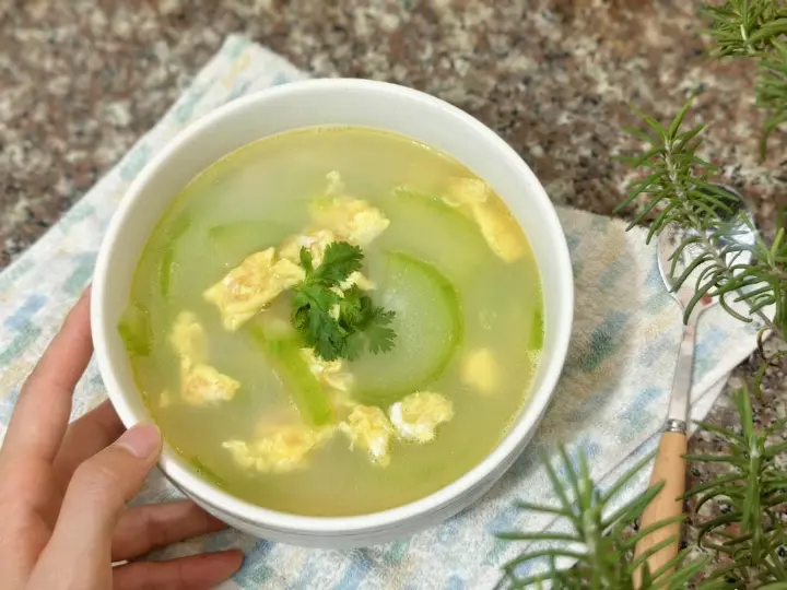 节瓜鸡蛋汤 第 8 步