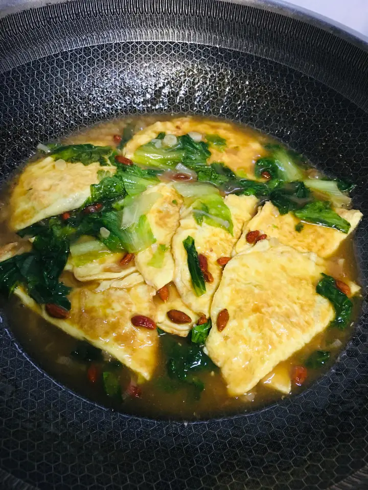 生菜烧蛋饺 第 9 步