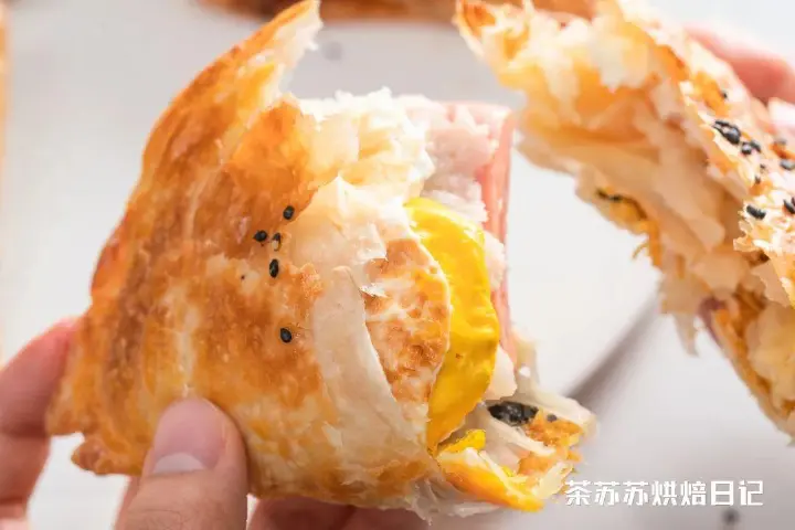 空气炸锅手抓饼三明治 第 10 步
