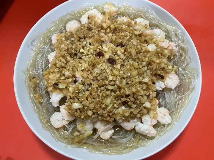 蒜蓉粉丝蒸虾 第 9 步