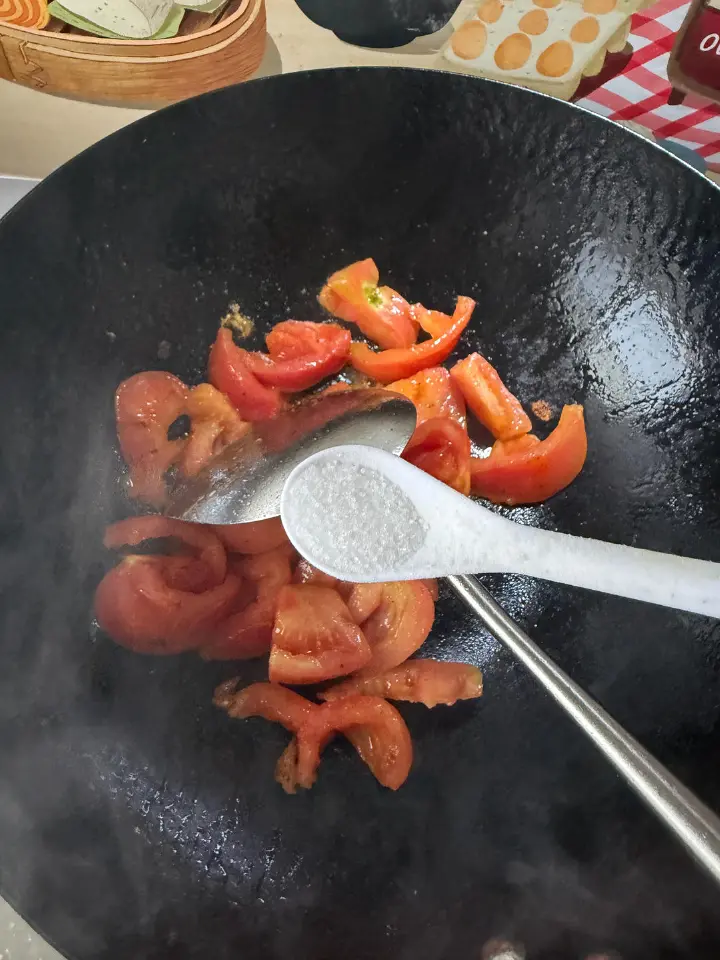 番茄炒豆腐 第 4 步