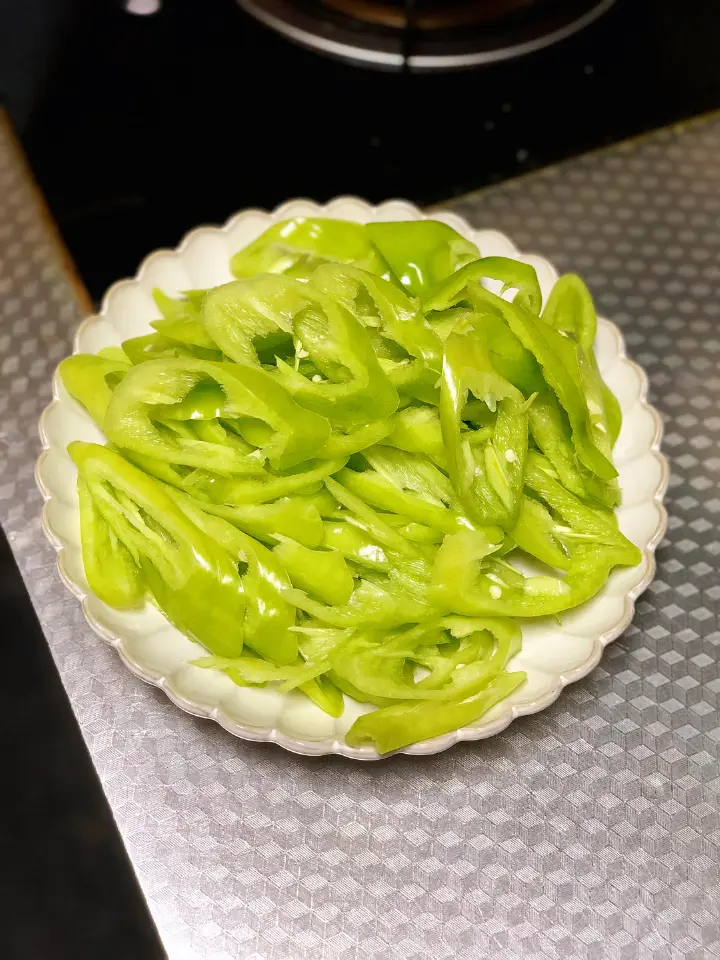糖醋辣椒 第 1 步