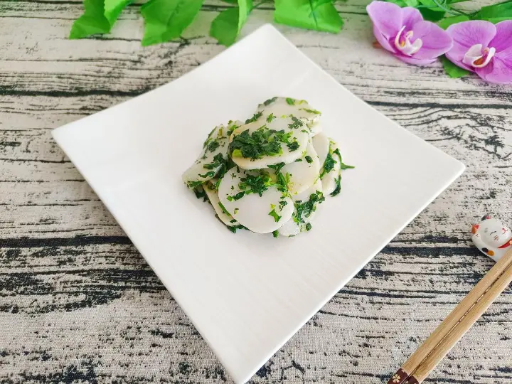 荠菜炒年糕 第 11 步