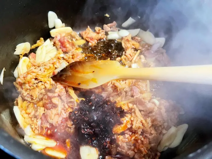 四季豆炒五花肉 第 4 步