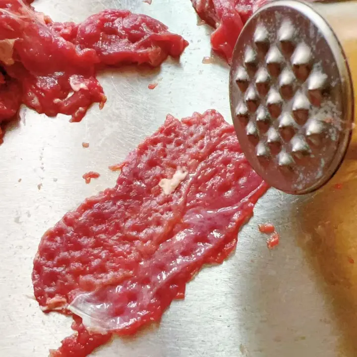 烧椒豆花牛肉 第 1 步