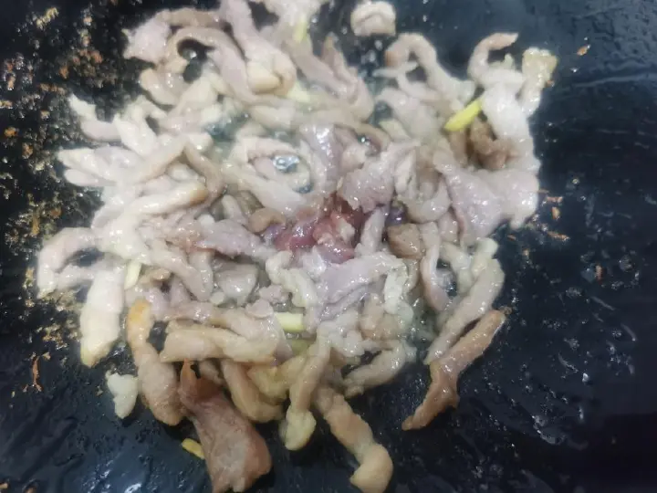 家常炒豆皮 第 4 步