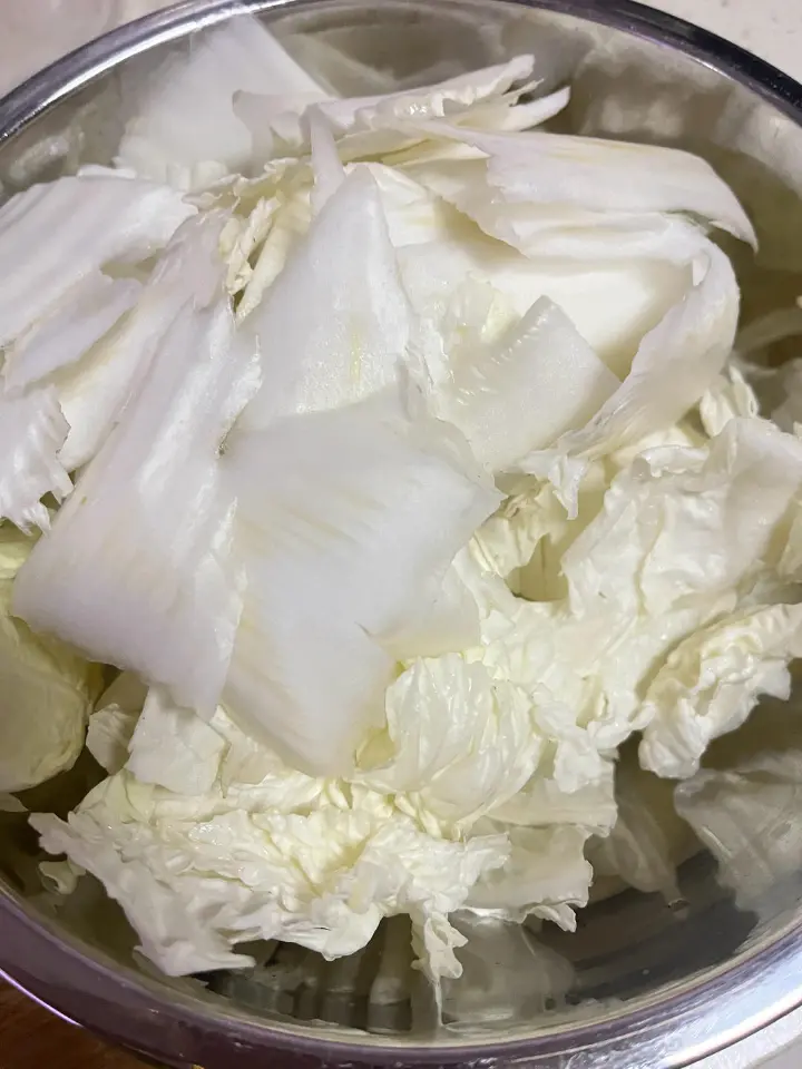 白菜炒木耳 第 2 步