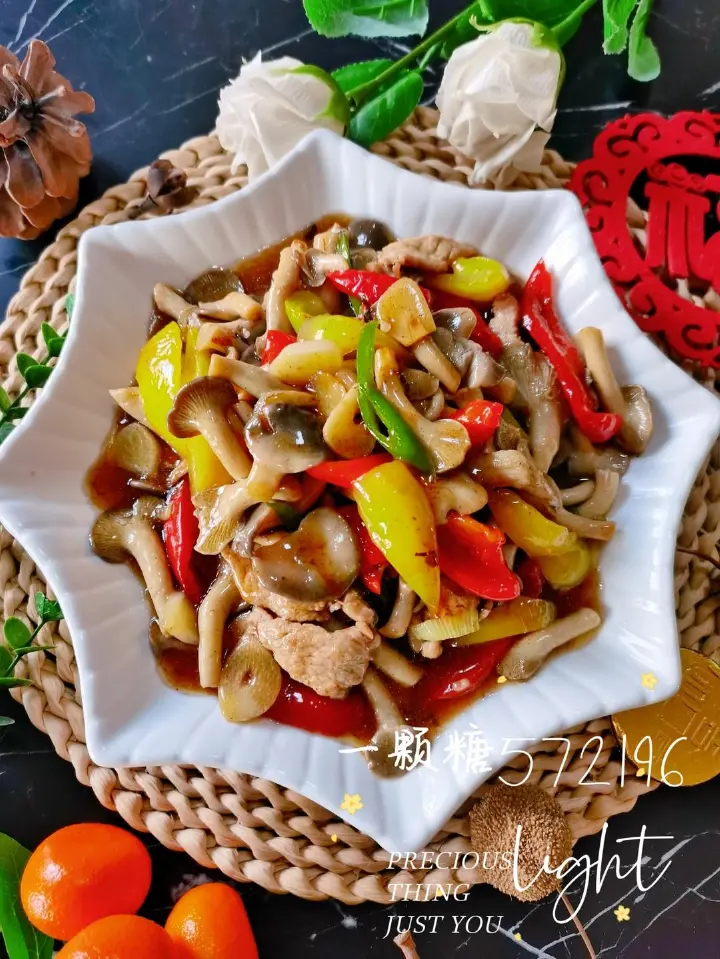 瘦肉炒蘑菇 第 8 步