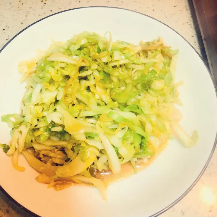 素炒包菜丝 第 5 步