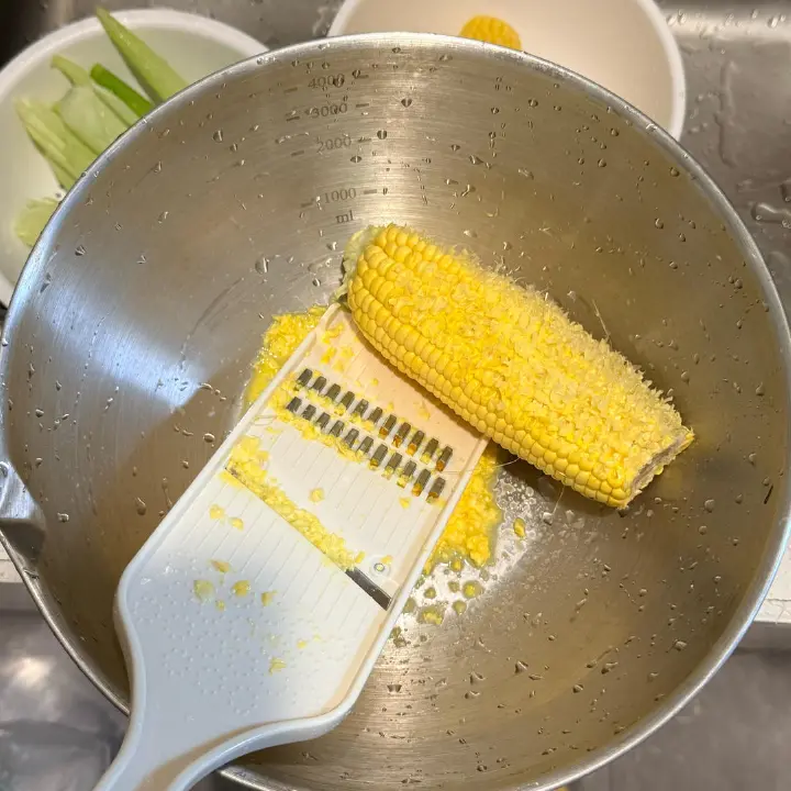 鲜玉米粑粑 第 2 步