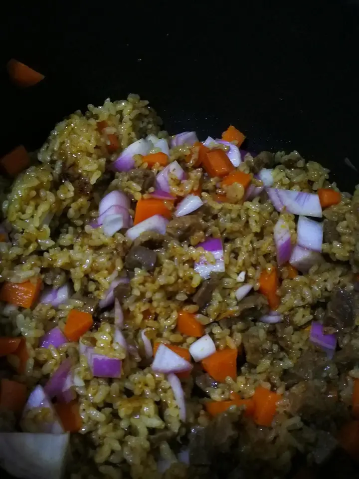 电饭煲牛肉焖饭 第 7 步