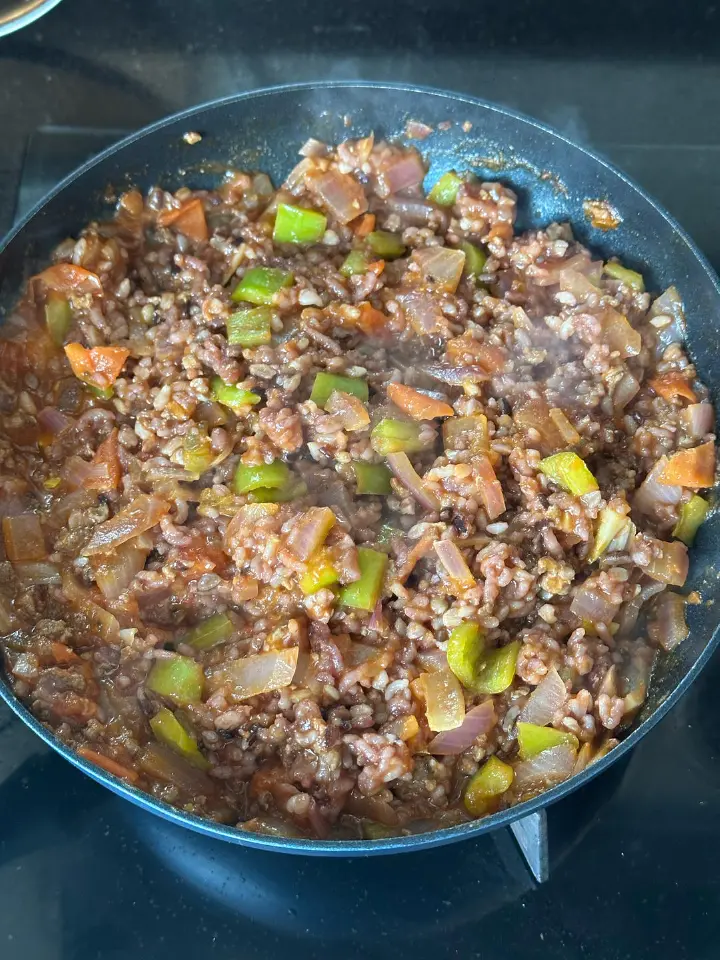 番茄洋葱牛肉烩饭 第 10 步