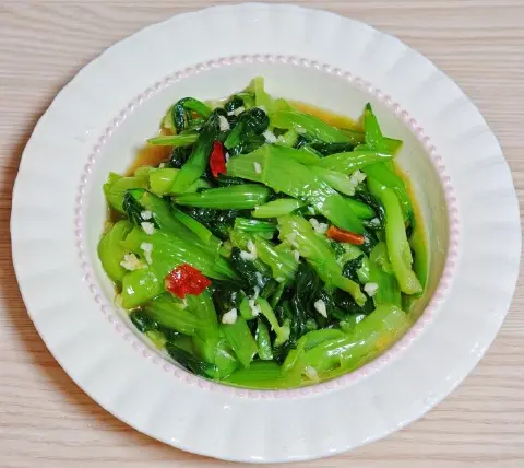 凉拌菜心