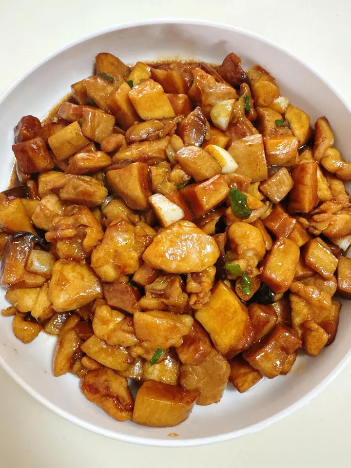 杏鲍菇烧鸡腿 第 13 步